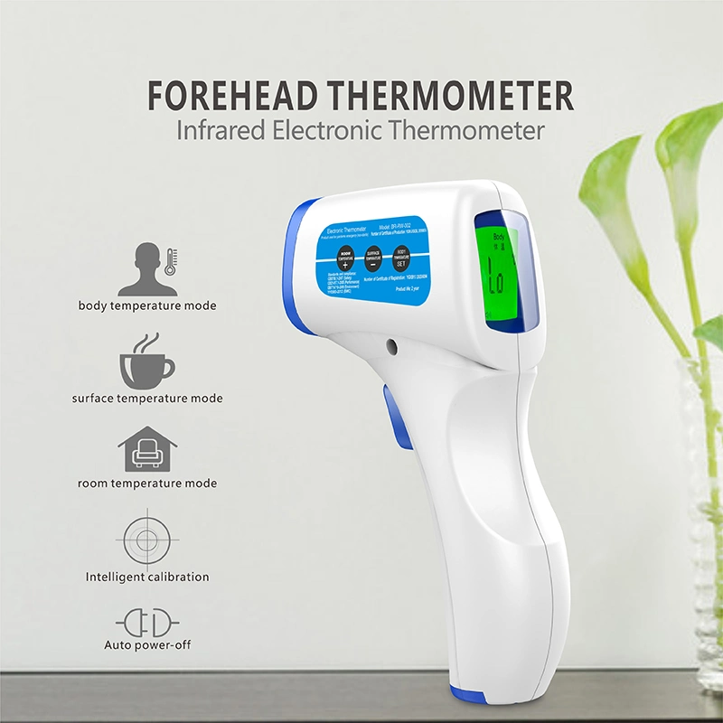 Wholesale Price Fast Delivery Tri-Color Backlit LCD Display Handheld Non-Contact Infrared Thermometer