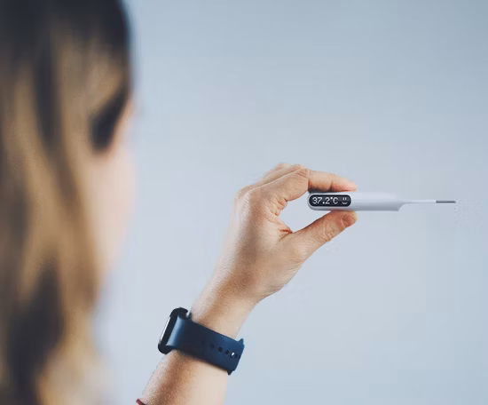 Termómetro médico infrarrojo ISO del bebé de la frente de Digitaces del contacto sin contacto de la fábrica de encargo del OEM