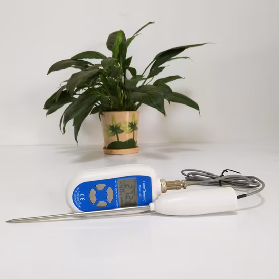 Temporizador de alarma de alta temperatura Termómetro de alimentos Termómetro digital de mano para cocina con alta precisión e IP68